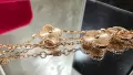 Van Cleef & Arpels VCA 10 Motifs Rose Gold Clear Vintage Alhambra Clover Дамско Колие, снимка 10