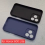 Honor 600 Lite силиконов гръб кейс защита на камерите черен син матов , снимка 3