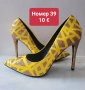 РАЗПРОДАЖБА на стилни дамски обувки на ток номер 39 , снимка 2