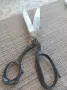 Българска стара ножица,здрава стомана на миналия век , шивашка , колекционерска , снимка 10