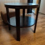 Дървена ретро маса стил Mid-century. 60 см., снимка 1