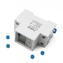 Монофазен електромер за DIN шина 35mm LCD 5(80)A 230V с измерване на kWh, напрежение 10419, снимка 9
