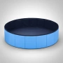 Сгъваем охлаждащ басейн за кучета 60x20 см - Здрав PVC, без надуване, за къпане, игра и разхлаждане, снимка 1