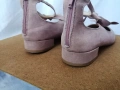 № 38 Dorothy Perkins кокетни дамски обувки балеринки с панделки и остър връх в розов цвят, снимка 15