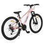 Велосипед със скорости alloy 24" Zenith - pink , снимка 2