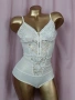 S/M Моделиращо боди в цвят шампанско , снимка 3