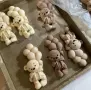 Мече с панделка и балони дълбок силиконов молд форма гипс смола шоколад фондан декорация торта мъфин, снимка 4