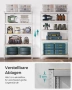 Метален стелаж за големи натоварвания SONGMICS, 5 регулируеми рафта, 60 x 120 x 200 см, до 750 кг, с, снимка 4