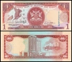 ❤️ ⭐ Тринидад и Тобаго 2006 1 долар UNC нова ⭐ ❤️, снимка 1