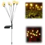 Соларни градински лампи Светулки 6 LED | Комплект 2 броя | IP65 | До 15 часа работа , снимка 9