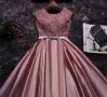 Сатенена официална рокля, снимка 1