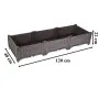 Модулна повдигната леха, саксия 120x40x22см UV устойчива, снимка 3