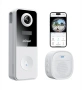 Продавам НОВ Kамера звънец ieGeek Bell J10 WIFI AI– Smart Video Doorbell, снимка 4