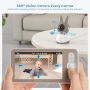 Чисто нов бебефон ieGeek 2K HD WiFi – 5 инча дисплей, приложение за телефон, нощно виждане , снимка 4
