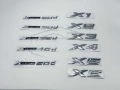 БМВ емблема бадж XDrive 20d 30d 35d 40d 50d X1 X2 X3 X4 X5 X6 надписи, снимка 1