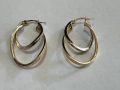 Златни дамски обеци 14K – 3,15 г, снимка 4