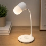 Настолна LED лампа 3 в 1 - Безжично зарядно 5W и Bluetooth високоговорител, снимка 5