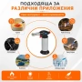 Мощна професионална газова горелка за запояване барбекю домашна кухненска запалка наргиле готвене, снимка 7