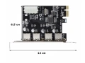 4 Port USB3.0 PCI-E Expansion Card, снимка 3
