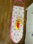 Ретро сгъваема маса за повиване и ваничка за кукли New Born Baby и дъска за гладене, снимка 5