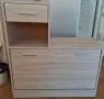 Шкаф за обувки с чекмедже и отворена ниша, снимка 1