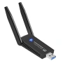 Ac wifi adapter usb 3.0 dual band 2.4ghz / 5 ghz до 1300mbps / 5db антена, снимка 2