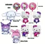 10 вида Hello Kitty Кити Melody Kuromi Cinnamoroll Sanrio балон фолио фолиев хелий или въздух парти, снимка 3
