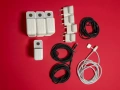 Apple 61W A1778 Оригинално Зарядно Адаптер и USB-C към MagSafe 3 Кабел за MacBook, снимка 1