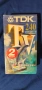 Две чисто нови, празни VHS видеокасети TDK "TV 240". , снимка 1