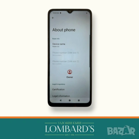 Xiaomi Redmi А3 128 GB, N: 535909, снимка 2 - Xiaomi - 54566659