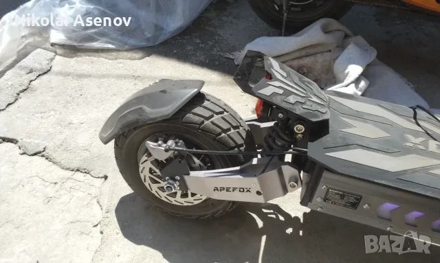 Електрическа тротинетка OOTD (APEFOX) T90 | 2 x 3000W | 60V, 31.2Ah | 85 км/ч на 40 километра е, снимка 5 - Друга електроника - 55321764