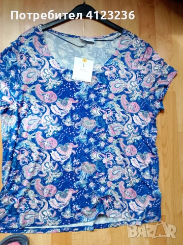 НОВИ Дамски блузки с етикети, снимка 2 - Тениски - 53969056