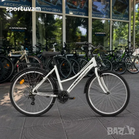 НОВ Градски Велосипед Velotec Retro 26 - БЕЗПЛАТНА ДОСТАВКА, снимка 3 - Велосипеди - 55390585