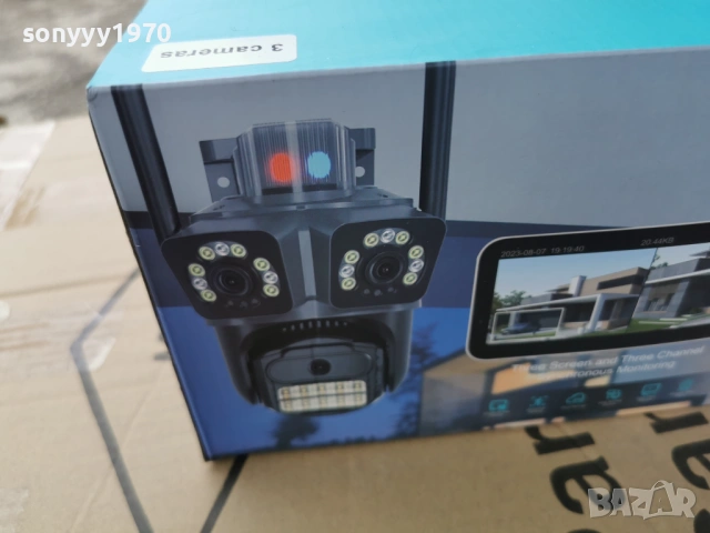 WI-FI SMART CAMERA-ТРОЙНА 2903261111G, снимка 3 - Друга електроника - 54012635