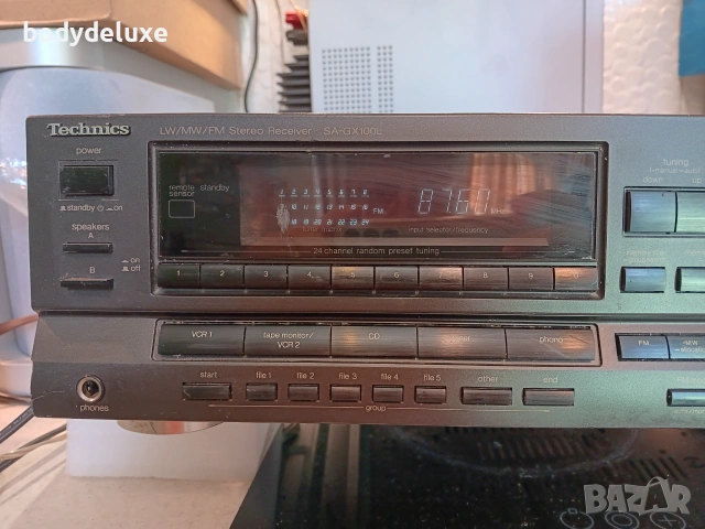 Technics SA-GX100L ресийвър, снимка 2 - Ресийвъри, усилватели, смесителни пултове - 54163873
