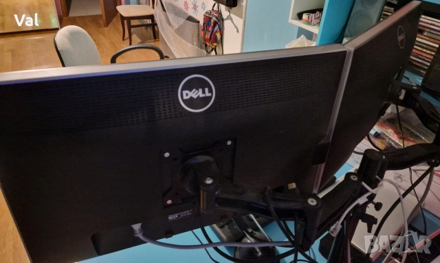 2 бр монитори DELL UltraSharp U2412MB и двойна стойка Duronic DM352 SR, снимка 8 - Монитори - 54672179