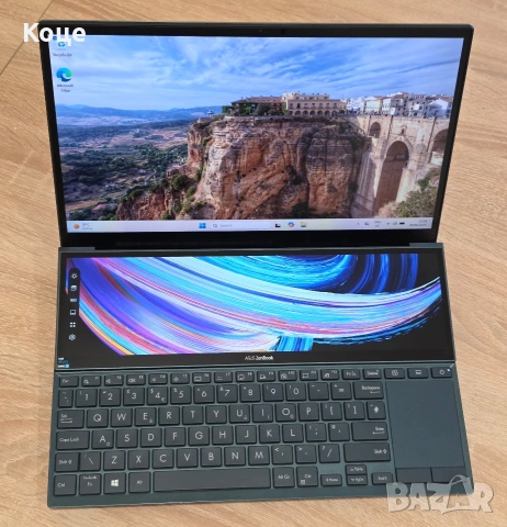 ASUS ZenBook Duo UX482 | i7-1195G7, 16GB, 512GB SSD | 2хТъч екрана