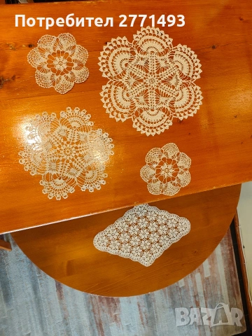 Винтидж плетени покривки, снимка 2 - Декорация за дома - 54243375