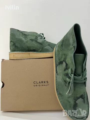 Обувки Clarks, размер 10 UK (44.5 EU), снимка 8 - Мъжки боти - 55674776