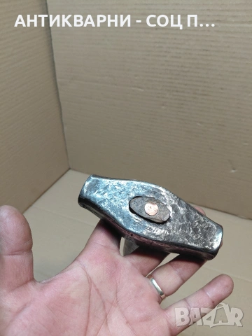 Соц Стар Ръчно Кован Ковашки Чук 0.920кг. НОМЕР 239., снимка 8 - Антикварни и старинни предмети - 54237812