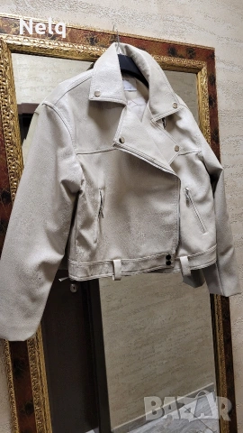 Дамско кожено яке, снимка 2 - Якета - 54180254