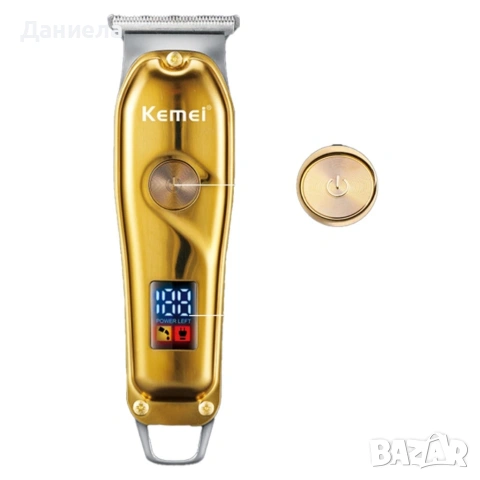 Безжичен тример и машинка за подстригване Kemei с LCD дисплей и USB зареждане, снимка 7 - Други стоки за дома - 54696080