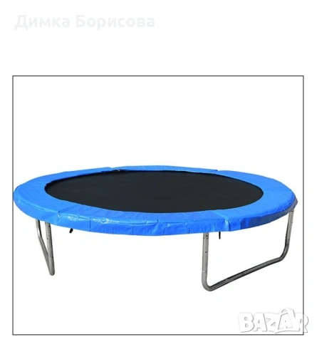 Ултра здрав портативен батут със защитна мрежа батут с размер 2,44 м. в диаметър + стълбичка, снимка 6 - Други - 54410678