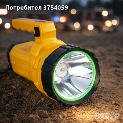 Акумулаторен водоустойчив фенер - прожектор GF-599, снимка 5 - Прожектори - 55162442