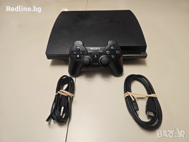 PlayStation 3 / Плейстейшън 3 (С Кабели и Джойстик) 1 година Гаранция