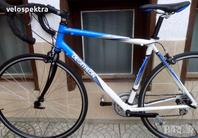 ДЕКАТЛОН Спорт ! Шосеен велосипед ! Шимано Сора 3х8 ! ТОП !, снимка 5 - Велосипеди - 54170797