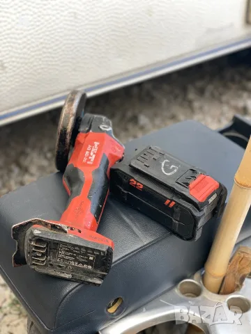 Hilti Ъглошлайф с Батерия, снимка 4 - Други инструменти - 55403405