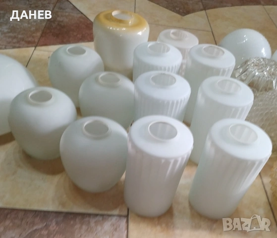 Продавам 12 броя резервни стъкла за абажури