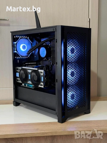 Геймърски компютър Ryzen 5 5600x, GTX 1080, 32GB, водно охлаждане, снимка 2 - Геймърски - 55191694