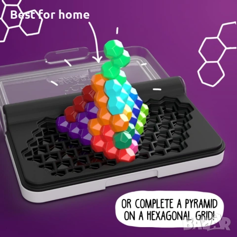 SmartGames – IQ Six Pro – 2D 3D пъзел за деца 8+ , снимка 15 - Други - 54935532